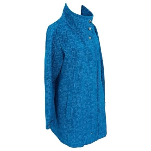 Title Nine Softshell Peacekeeper Long Jacket Coat Fleece Lined size L - Picture 7 of 11